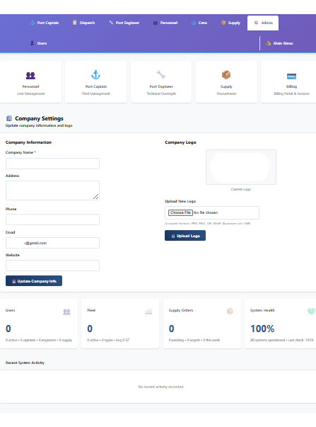 LogicDock Office Admin Dashboard